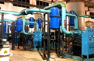 福建壓縮空氣汽水分離器器安裝現場